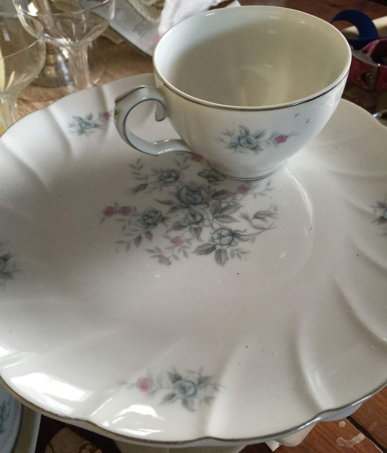 Bryce Snack Plate & Cup Set by Laurel (Japan)-1