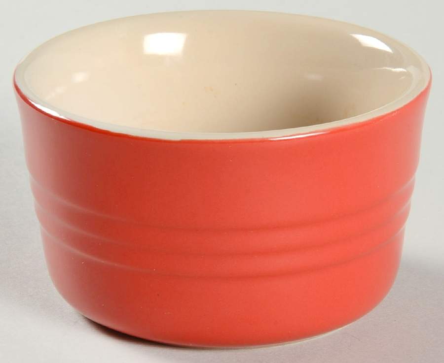 Flame (Volcanic Orange) Ramekin by Le Creuset-1