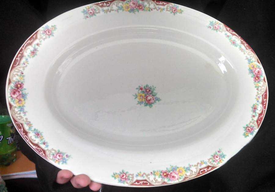 Charm, The 14" Oval Serving Platter by Limoges-American-1