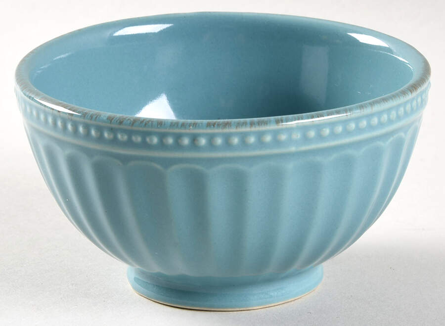 French Perle Groove Bluebell 4" Mini Bowl by Lenox-1