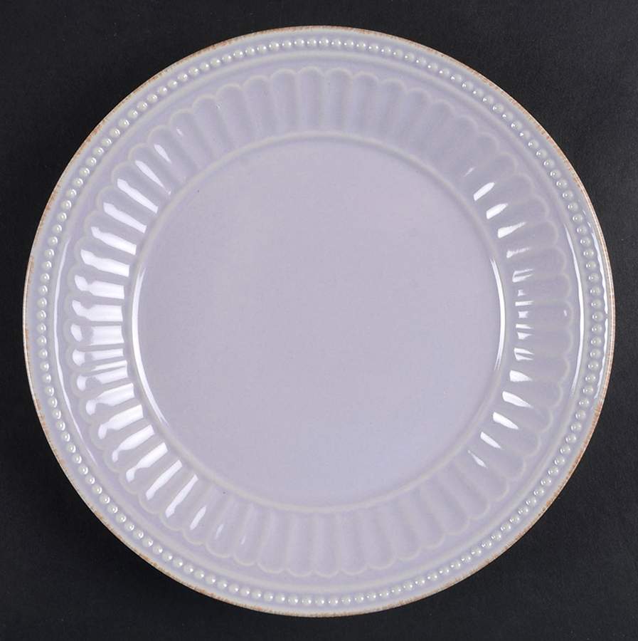 French Perle Groove Lilac Salad/Dessert Plate by Lenox-1