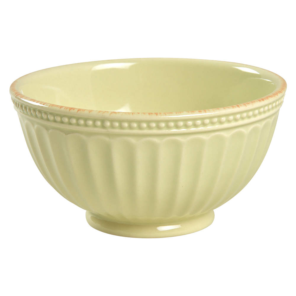 French Perle Groove Pistachio Soup/Cereal Bowl by Lenox-1