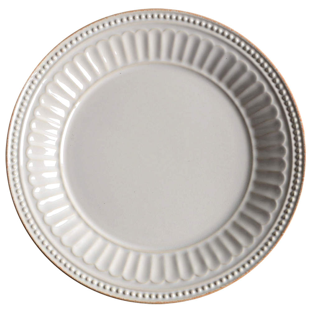 French Perle Groove White Salad/Dessert Plate by Lenox-1