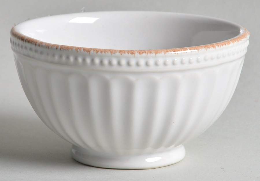 French Perle Groove White 4" Mini Bowl by Lenox-1