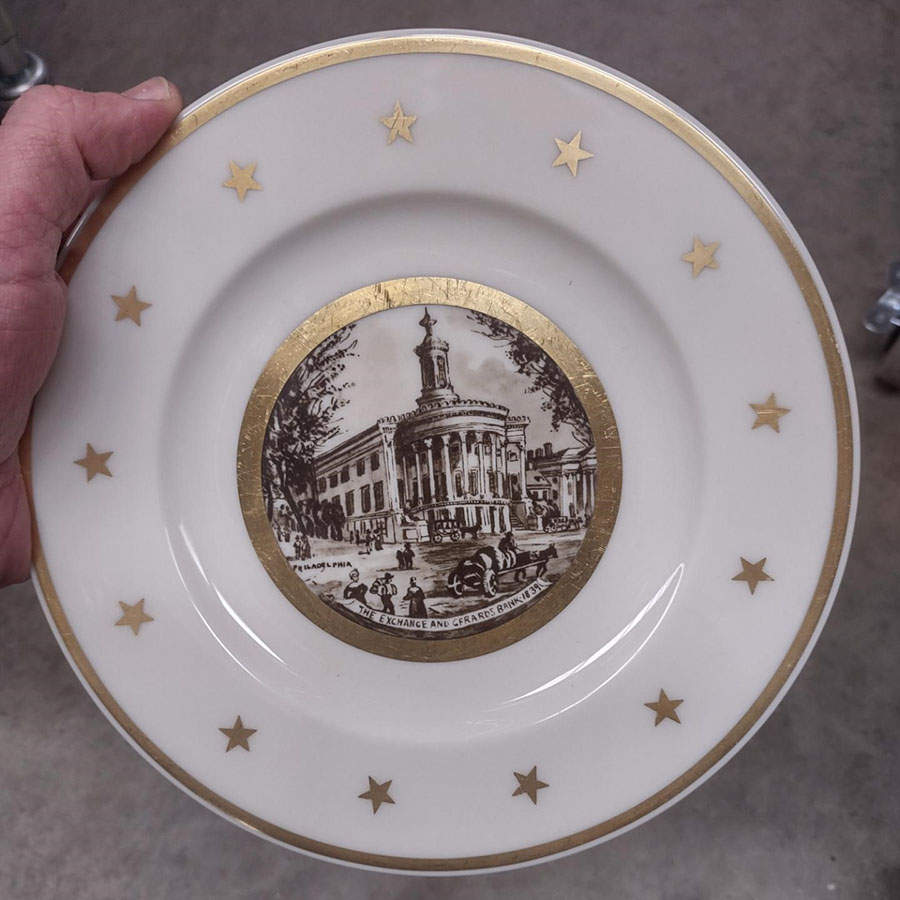 Old New York, The Luncheon Plate by Lenox-1
