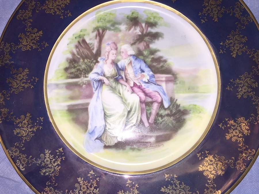 LIM677 Dinner Plate by Limoges-French-1