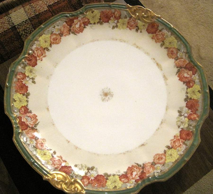 LSS297 13" Chop Plate (Round Platter) by Lazarus Straus & Sons-1
