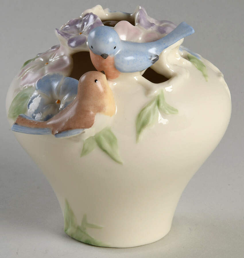 Blossoms and Birds 3" Vase by Lenox-1