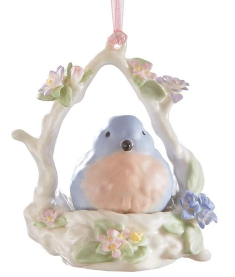 Blossoms and Birds Ornament by Lenox-1