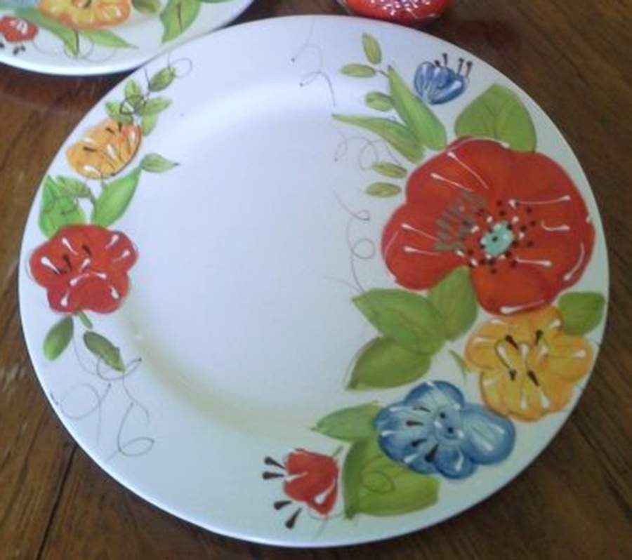 Spring Bloom Collection Dinner Plate by Laurie Gates-1