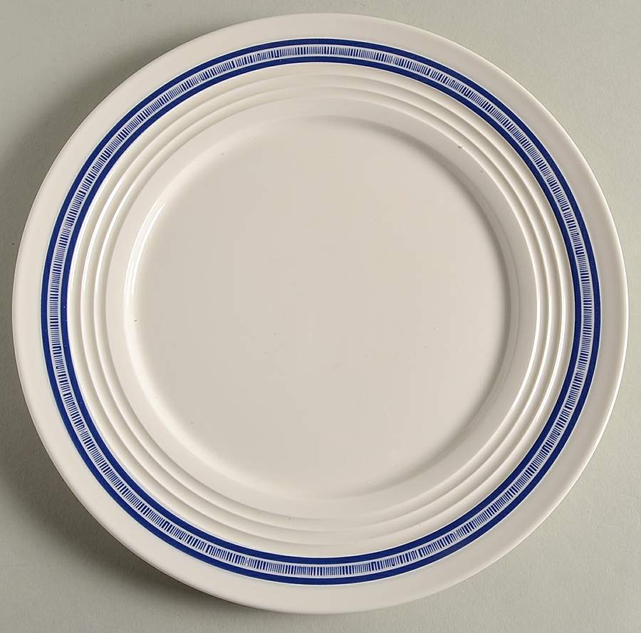 Tin Can Alley Navy Blue Accent Luncheon Plate by Lenox-1