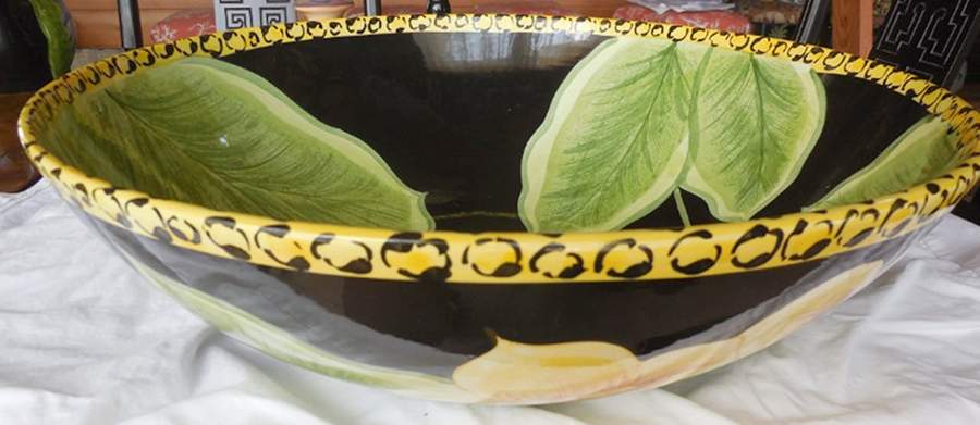 LGA139 16" Round Serving Bowl by Laurie Gates-1