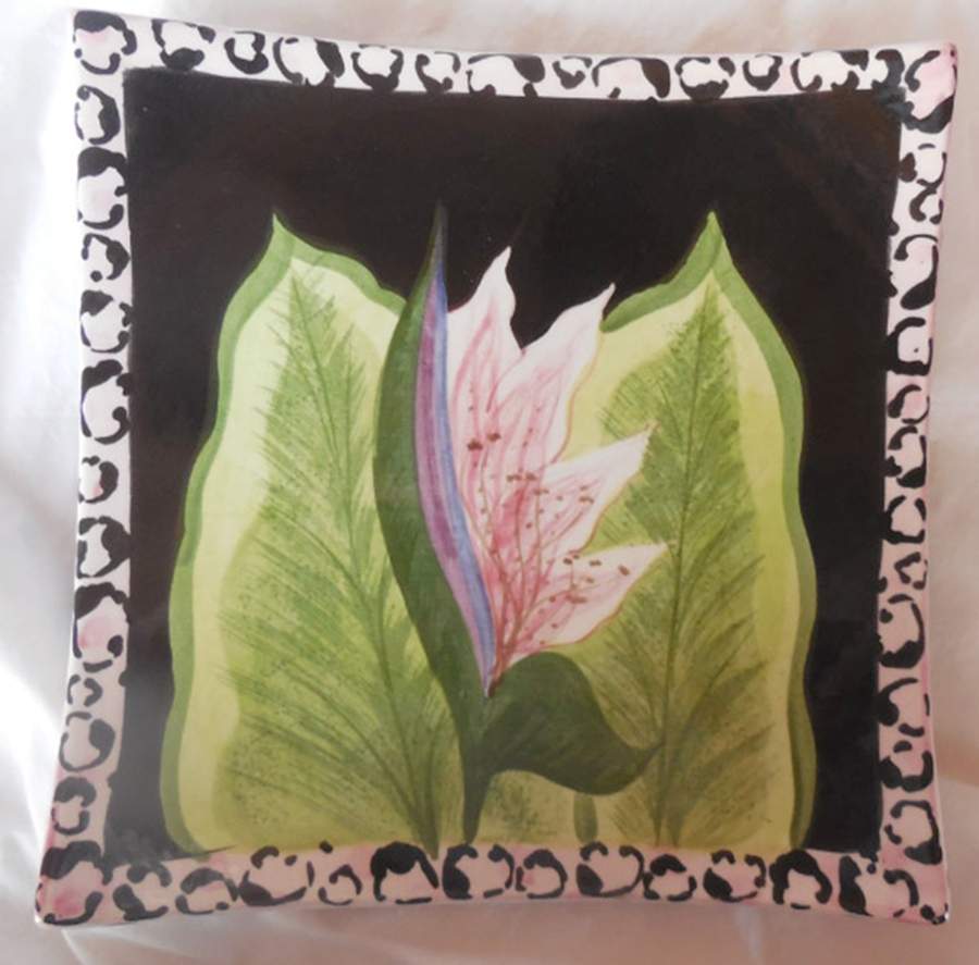 LGA141 Square Salad Plate by Laurie Gates-1