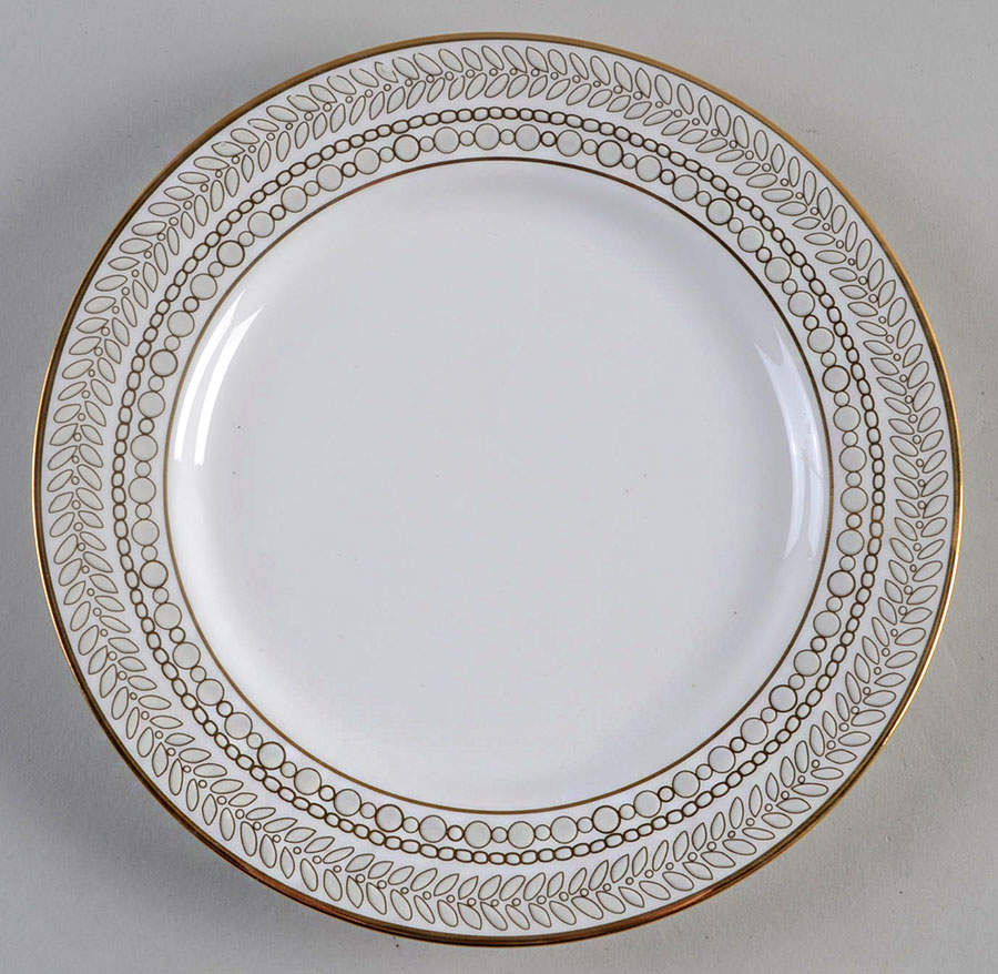 Gilded Pearl Bread & Butter Plate by Lenox-1