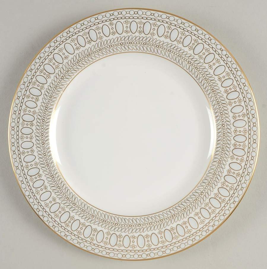 Gilded Pearl Salad Plate by Lenox-1