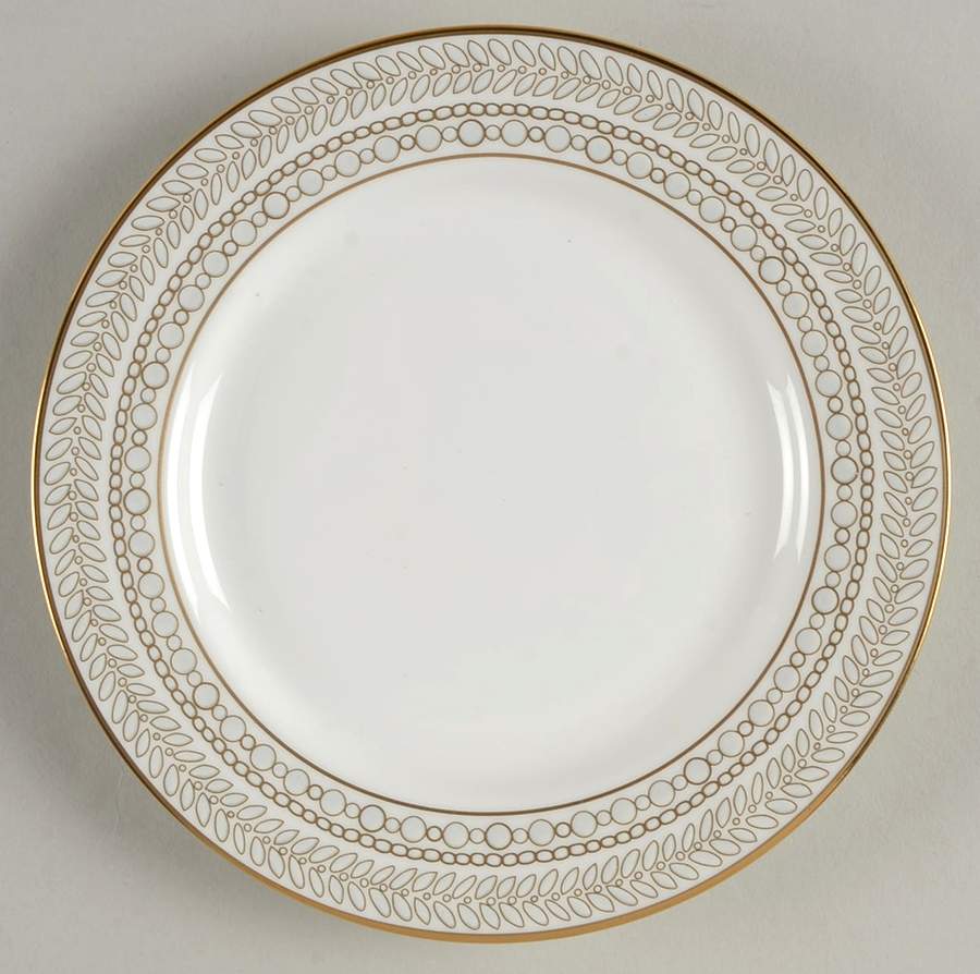 Gilded Pearl Bread & Butter Plate by Lenox-1
