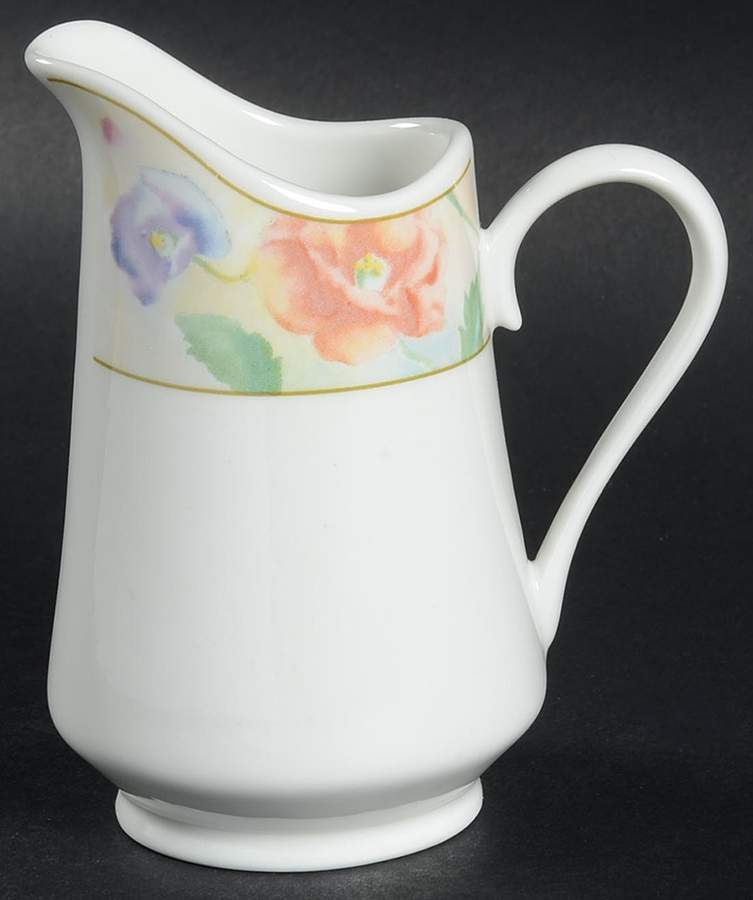 Floral Rhapsody (No Trim) Creamer by Lynn's China-1