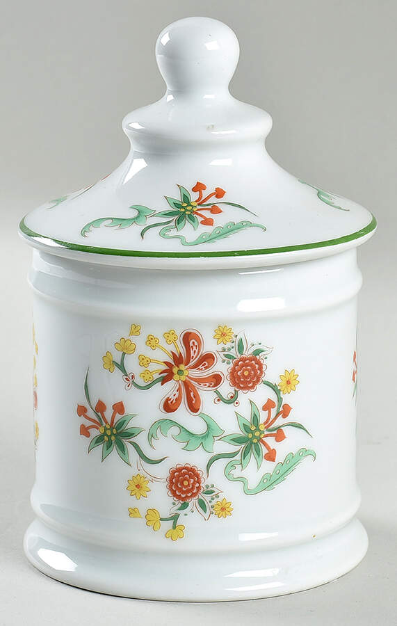 LEL34 Candy Jar & Lid by LEC-Leclair Limoges-1