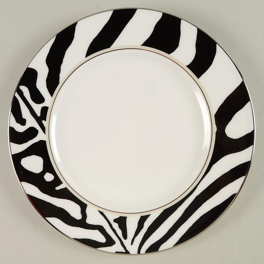 Zebras Platinum Accent Luncheon Plate by Lenox-1