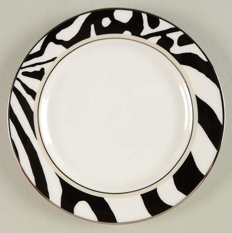 Zebras Platinum Bread & Butter Plate by Lenox-1