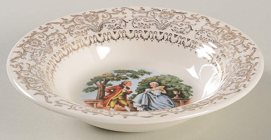 Chantilly (#1ts340) Rim Fruit/Dessert (Sauce) Bowl by Limoges-American-1