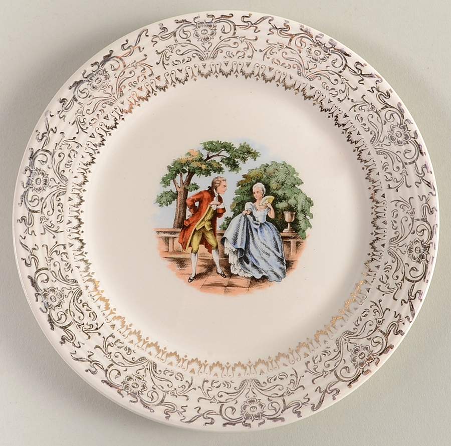 Chantilly (#1ts340) Bread & Butter Plate by Limoges-American-1