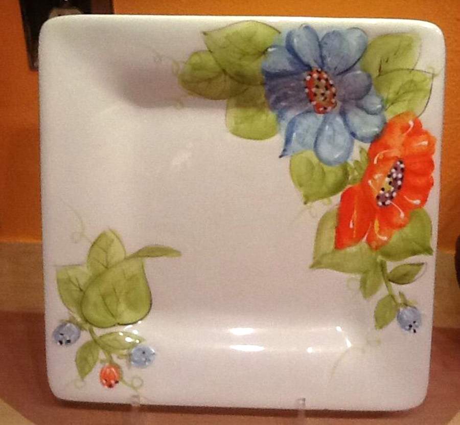 LGA146 Square Dinner Plate by Laurie Gates-1