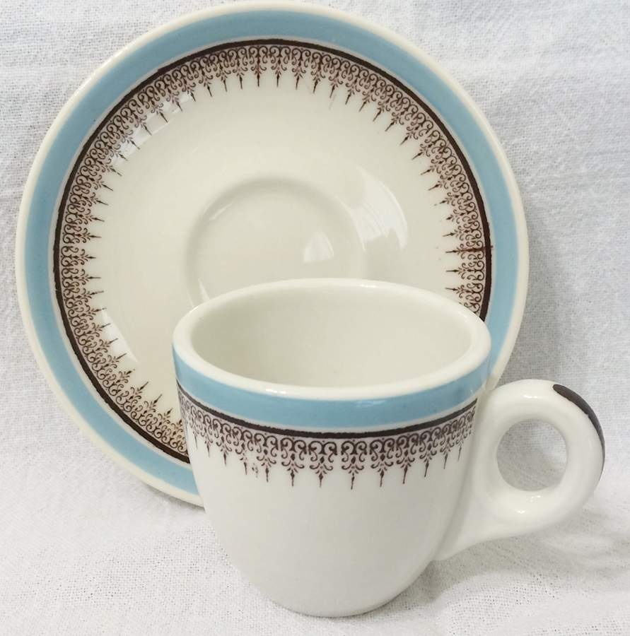 SCE28 Flat Demitasse Cup & Saucer Set by Scammell-1