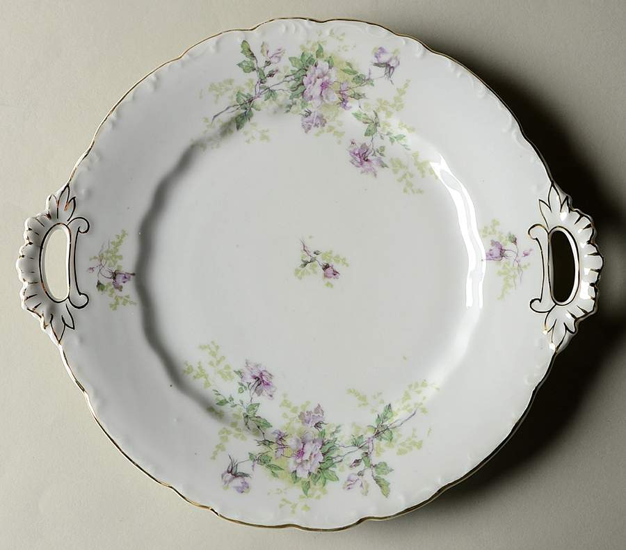 LSS307 Handled Cake Plate by Lazarus Straus & Sons-1