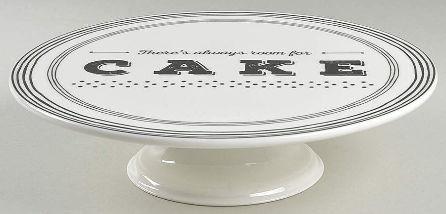 Bistro Place 11" Diameter Pedestal Cake Stand by Lenox-1