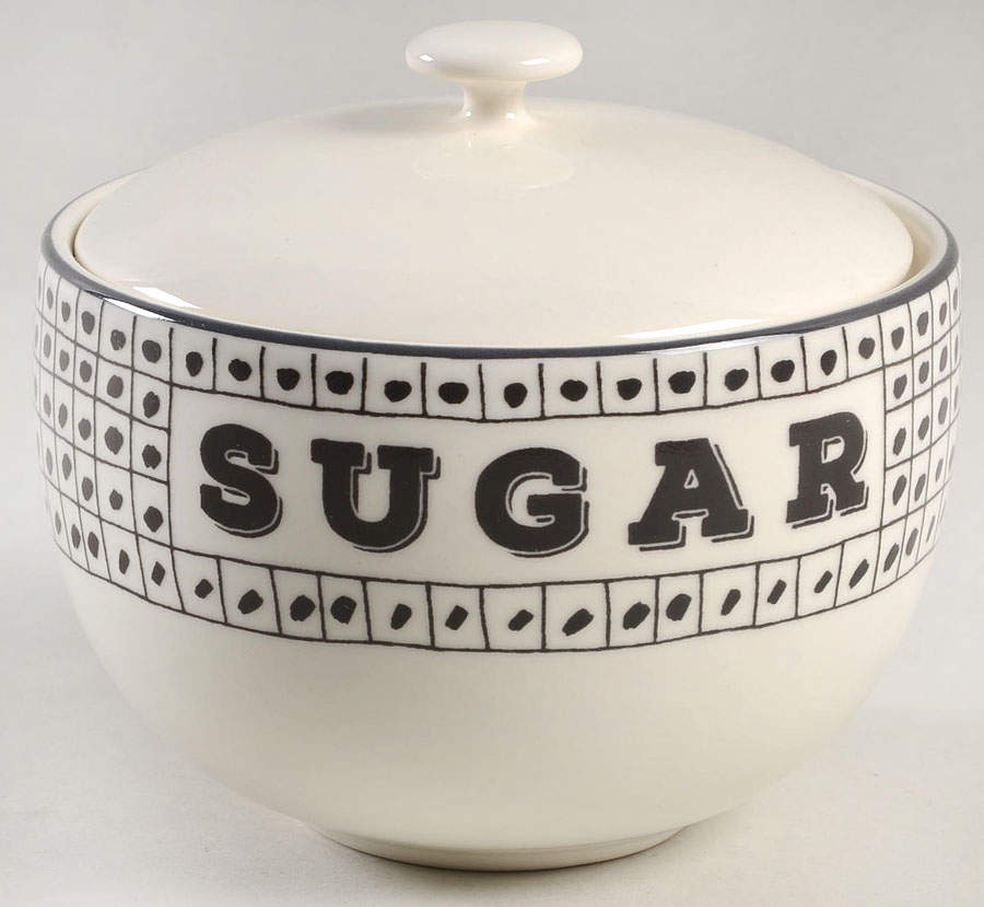 Around the Table Sugar Bowl & Lid by Lenox-1