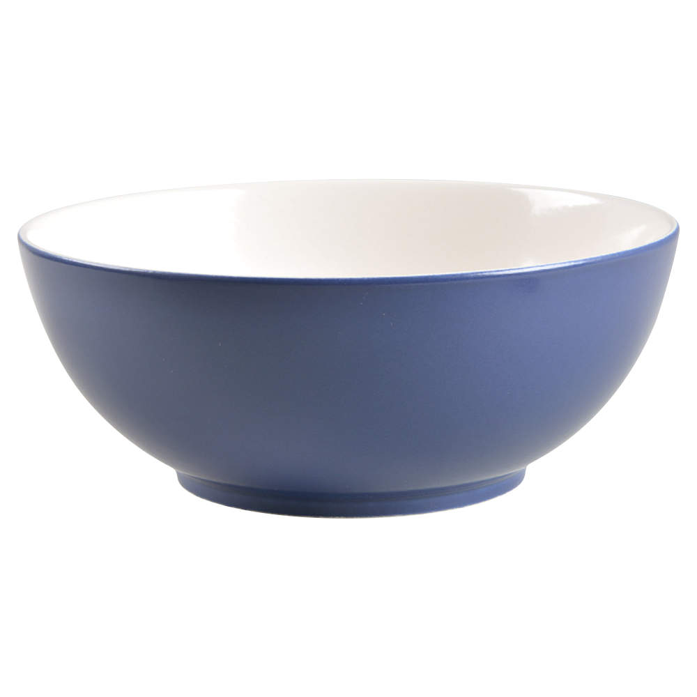 Larabee Dot Navy Blue 7" Individual Pasta Bowl by Lenox-1