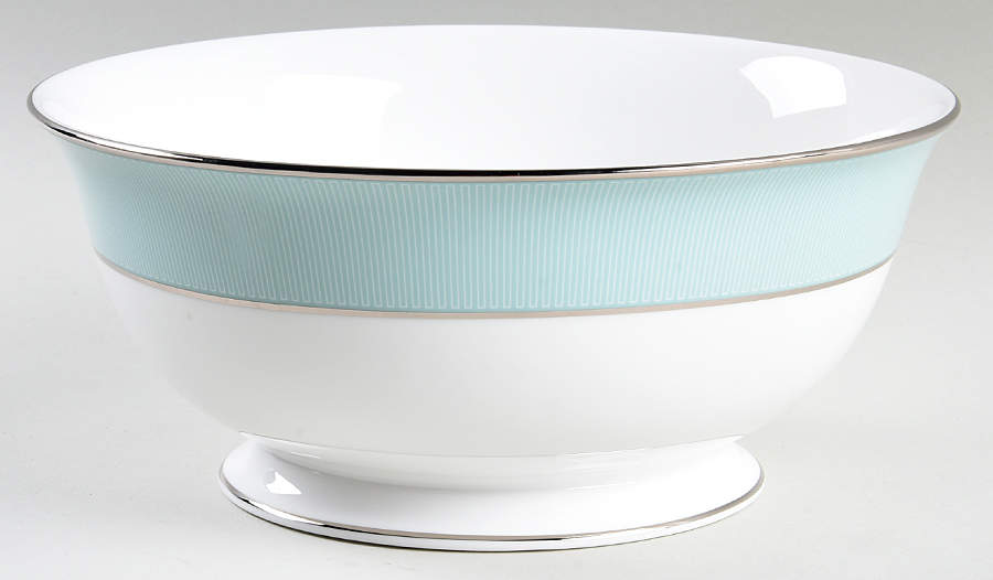 Clara Aqua 8" Round Serving Bowl by Lenox-1