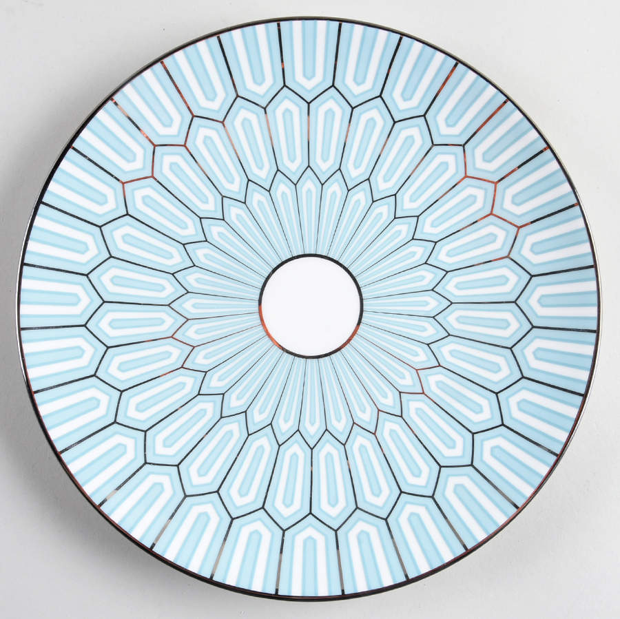 Clara Aqua Accent Luncheon Plate by Lenox-1