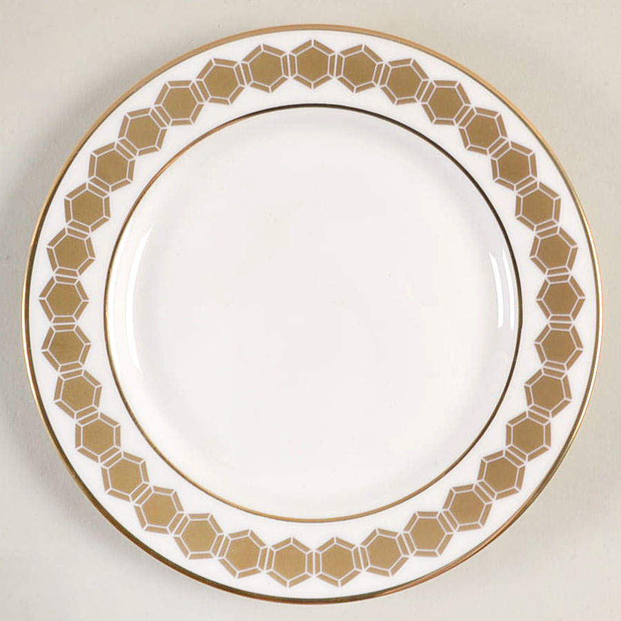 Prismatic Gold Bread & Butter Plate by Lenox-1