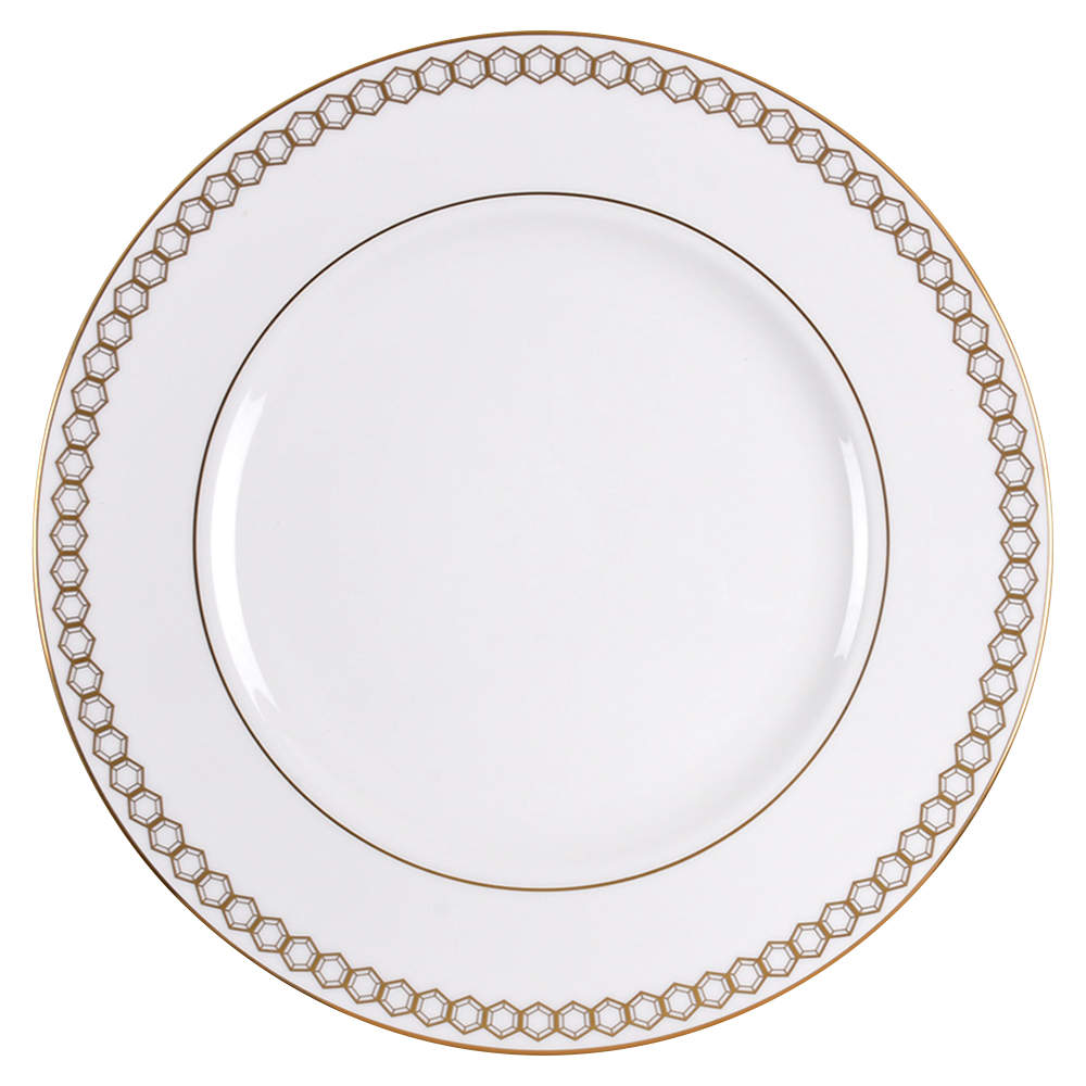 Prismatic Gold Dinner Plate by Lenox-1