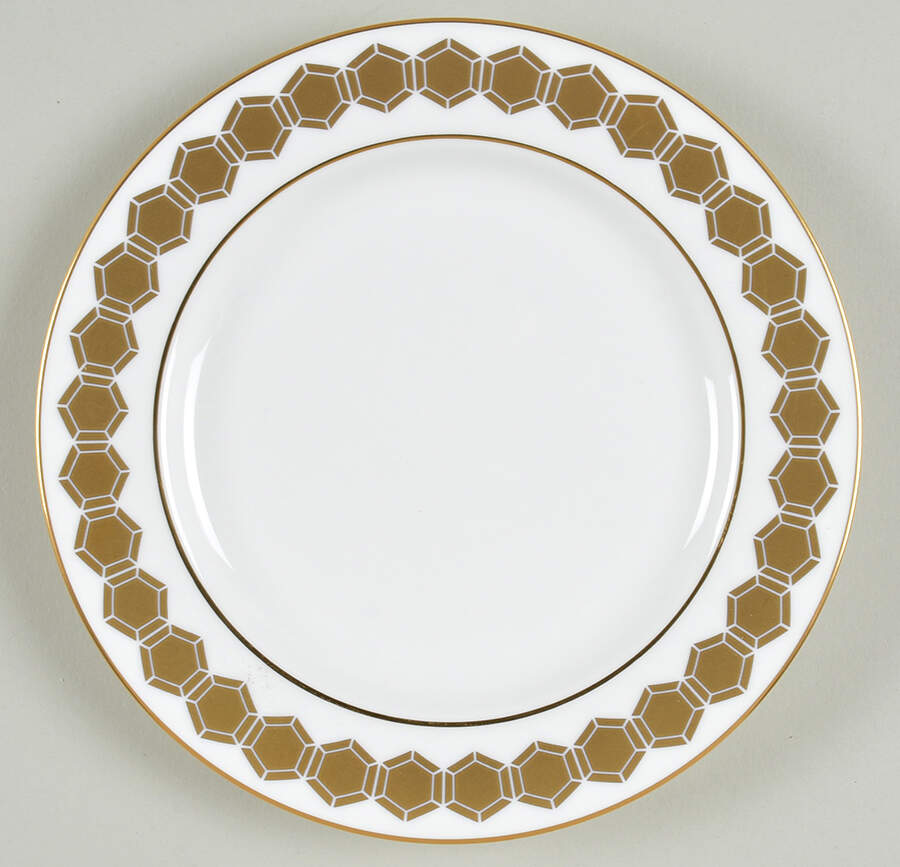 Prismatic Gold Bread & Butter Plate by Lenox-1