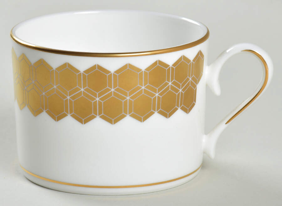 Prismatic Gold Flat Cup by Lenox-1