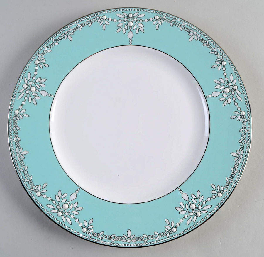 Empire Pearl Turquoise Dinner Plate by Lenox-1