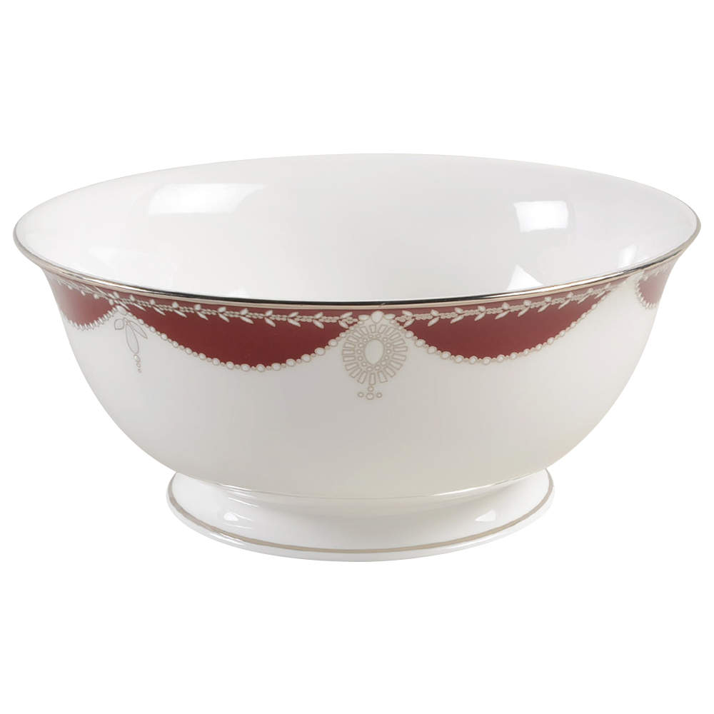 Empire Pearl Wine 8" Round Vegetable Bowl by Lenox-1