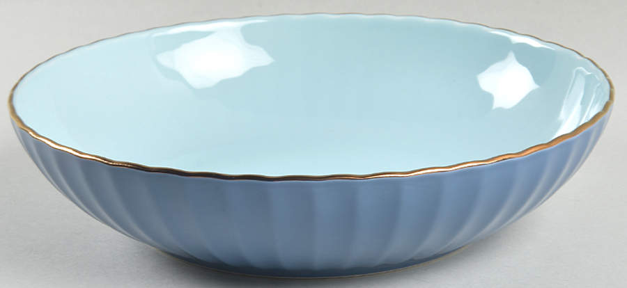 Marchesa Shades Blue 8" Individual Pasta Bowl by Lenox-1