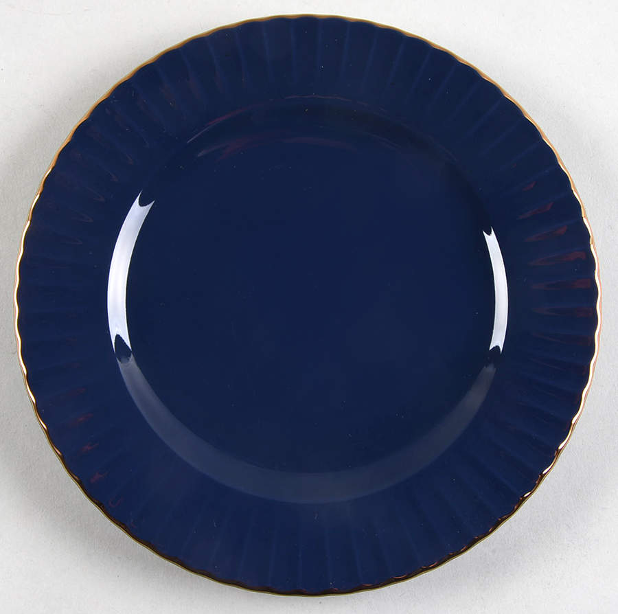 Marchesa Shades Blue Party Plate by Lenox-1