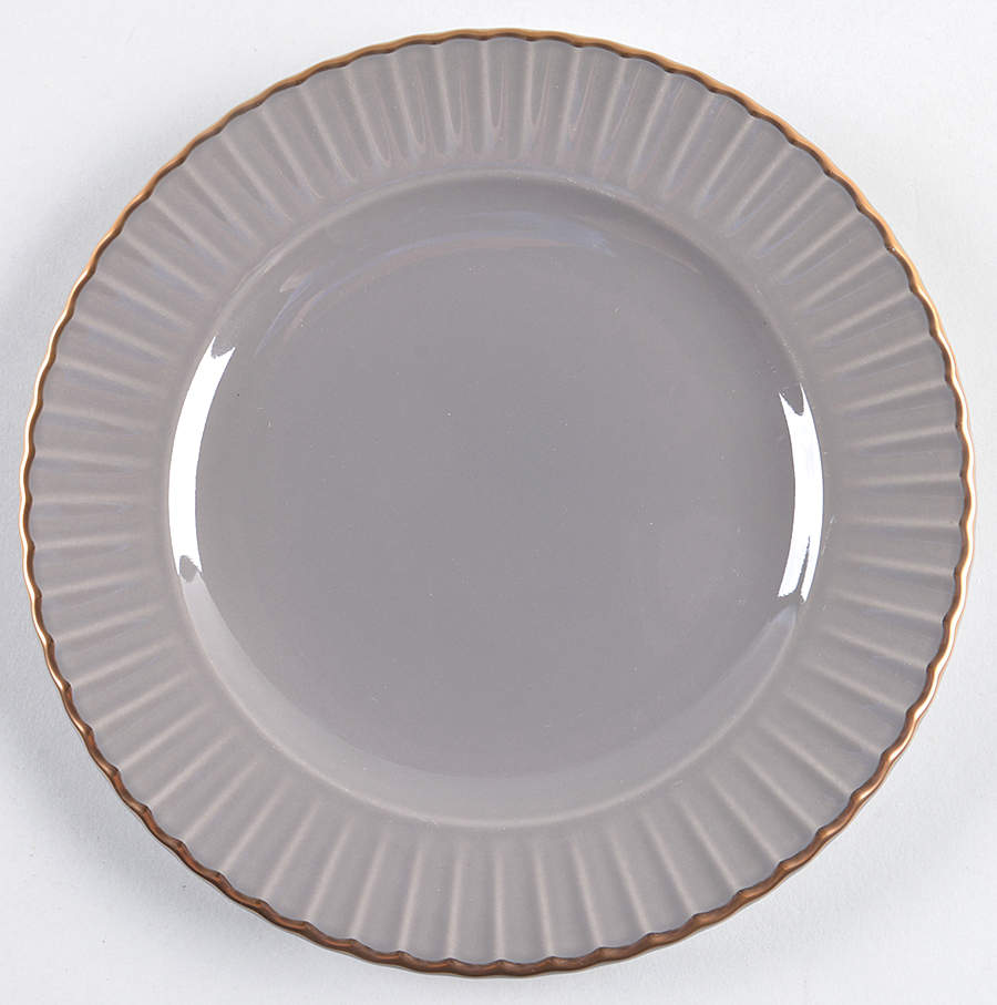 Marchesa Shades Grey Party Plate by Lenox-1