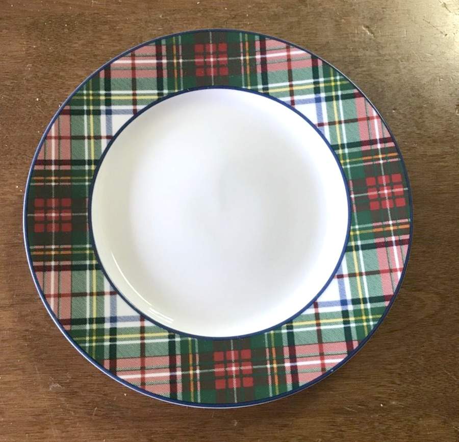 Templeton Tartan Salad/Dessert Plate by Ralph Lauren China-1