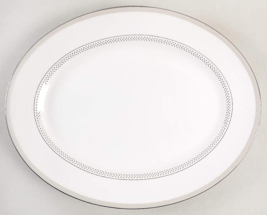 Whitaker Street 13" Oval Serving Platter by Lenox-1