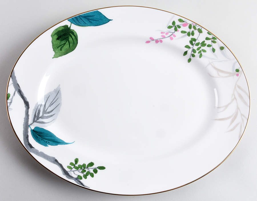 Birch Way 13" Oval Serving Platter by Lenox-1