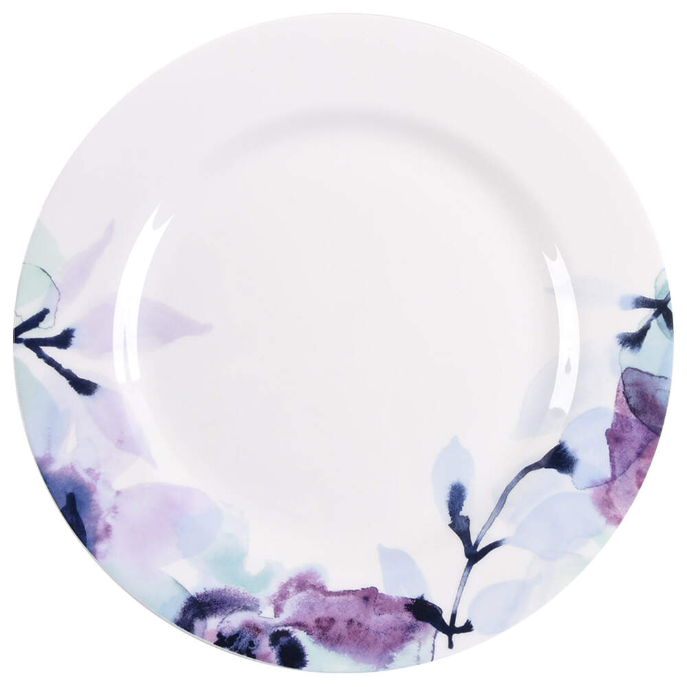 Indigo Watercolor Floral Dinner Plate - Set of 4 by Lenox-1