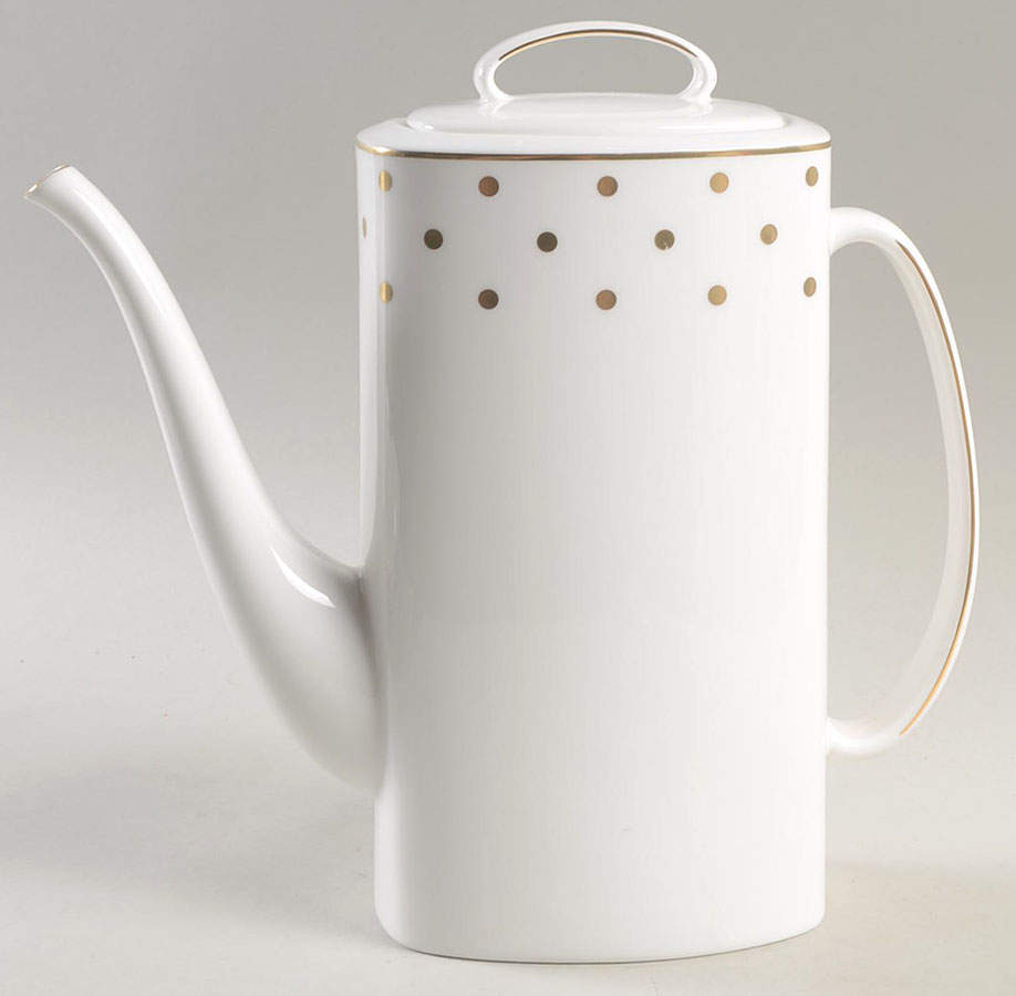 Larabee Road Gold Coffee Pot & Lid by Lenox-1