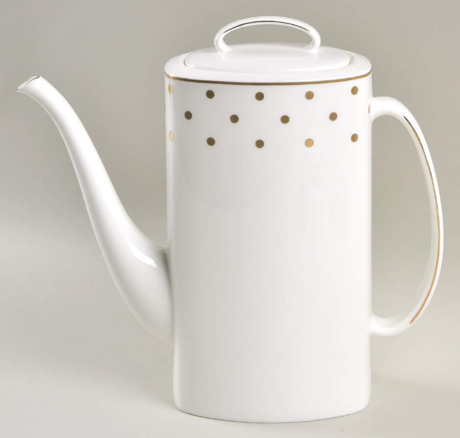 Larabee Road Gold Coffee Pot & Lid by Lenox-1