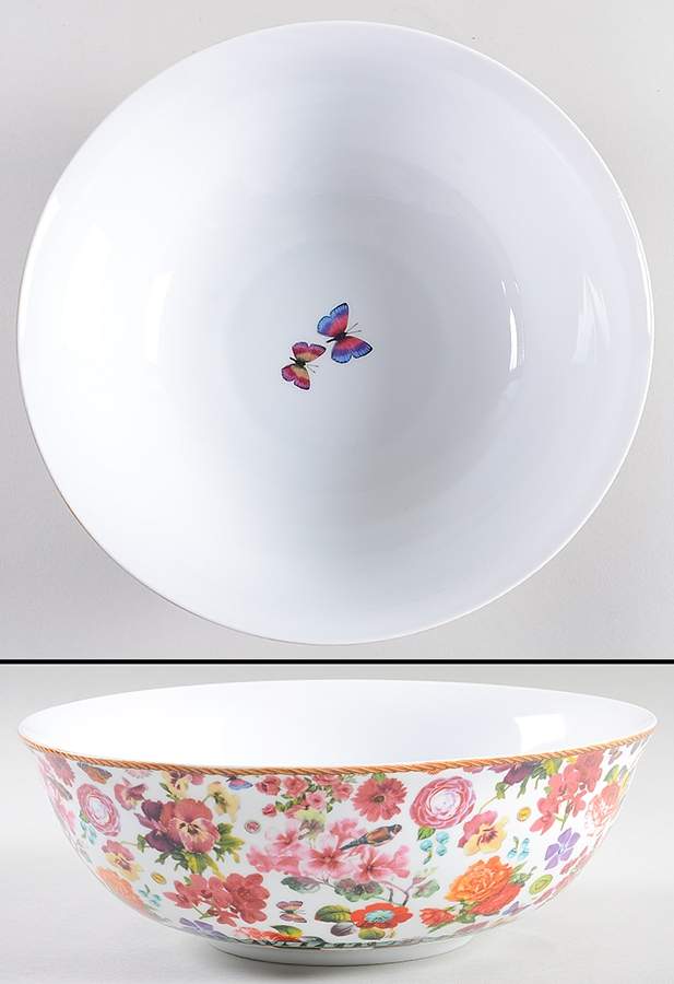 Isabelle Floral 10" Round Serving Bowl by Lenox-1